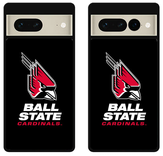Ball State Cardinals Logo Google Pixel 7 | 7 Pro Case