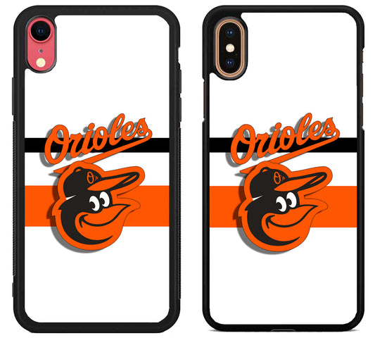 Baltimore Orioles Stripe iPhone X | Xs | Xr | Xs Max Case