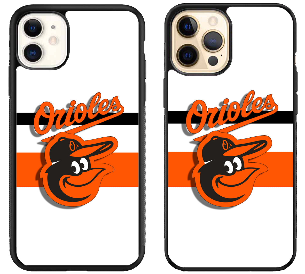 Baltimore Orioles Stripe iPhone 12 | 12 Mini | 12 Pro | 12 Pro Max Case