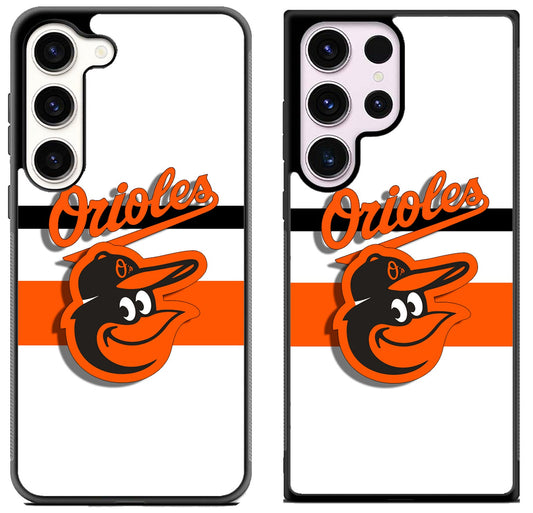 Baltimore Orioles Stripe Samsung Galaxy S23 | S23+ | S23 Ultra Case
