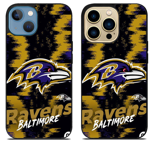 Baltimore Ravens Colorfull iPhone 14 | 14 Plus | 14 Pro | 14 Pro Max Case
