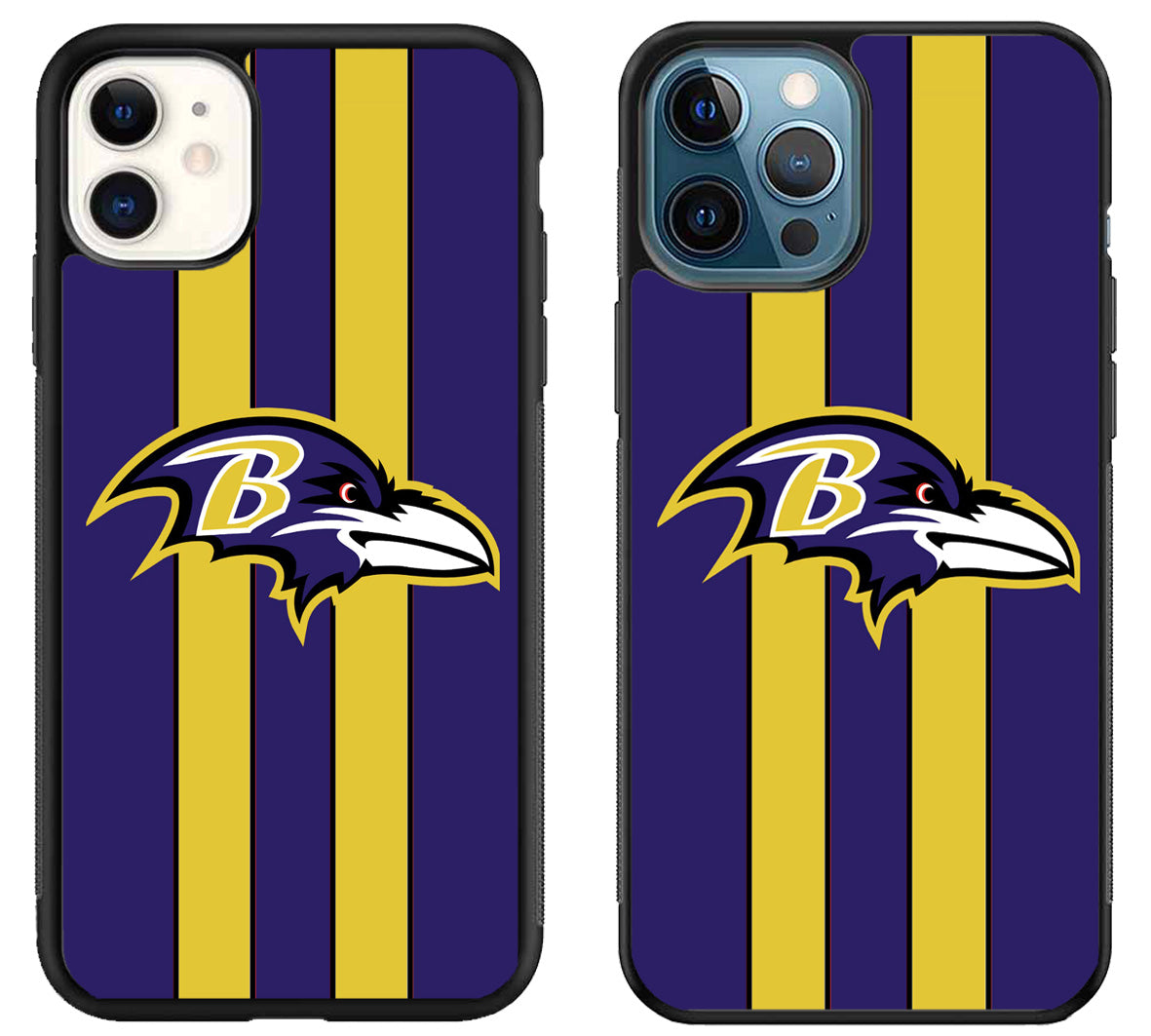 Baltimore Ravens Logo Striped iPhone 11 | 11 Pro | 11 Pro Max Case