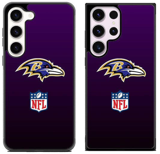 Baltimore Ravens NFL Logo Samsung Galaxy S23 I S23+ I S23 Ultra Case