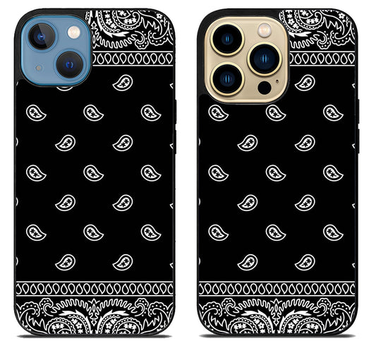 Bandana Black iPhone 14 | 14 Plus | 14 Pro | 14 Pro Max Case