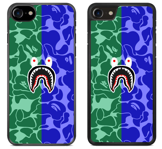Bape Shark Camo Cool iPhone SE 2020 | iPhone SE 2022 Case