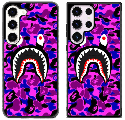 Bape Shark Camo Samsung Galaxy S23 I S23+ I S23 Ultra Case
