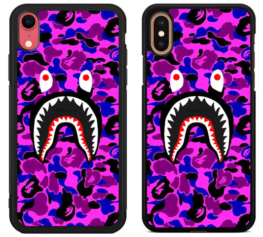 Bape Shark Camo iPhone X | XS | XR | XS Max Case