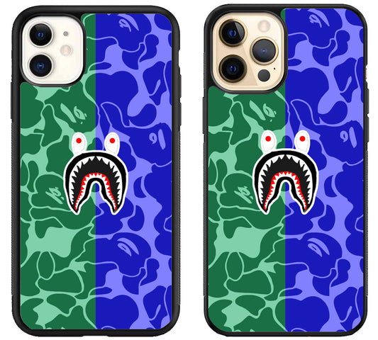 Bape Shark Camo iPhone 12 | 12 Mini | 12 Pro | 12 Pro Max Case