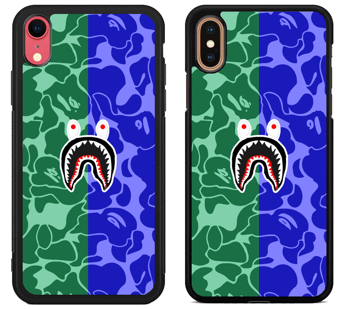 Bape Shark Camo Cover iPhone X | Xs | Xr | Xs Max Case