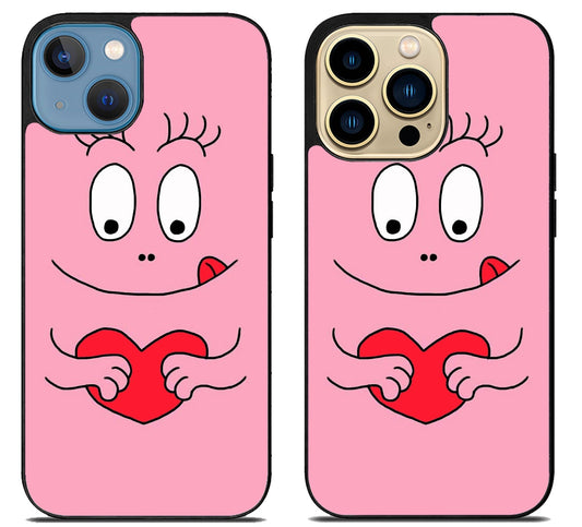 Barbapapa Cute Pinky iPhone 14 | 14 Plus | 14 Pro | 14 Pro Max Case