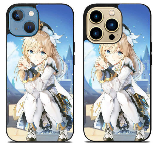 Barbara Genshin Impact Anime iPhone 14 | 14 Plus | 14 Pro | 14 Pro Max Case