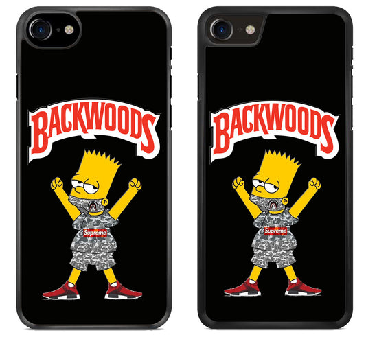 Bart Shimpson Black Backwoods iPhone SE 2020 | iPhone SE 2022 Case