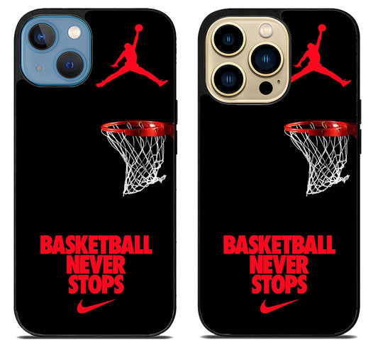 Basketball Air Jordan Jumpman iPhone 14 | 14 Plus | 14 Pro | 14 Pro Max Case