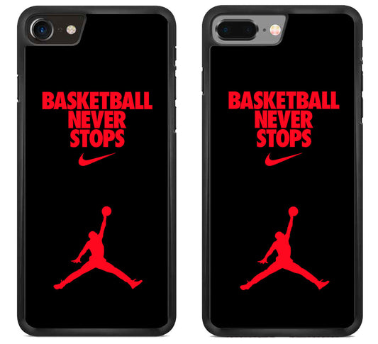 Basketball Never Stops iPhone 8 | iPhone 8 Plus Case