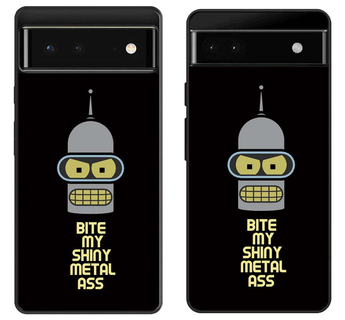 Bender Futurama Shiny Metal Google Pixel 6 | 6A | 6 Pro Case