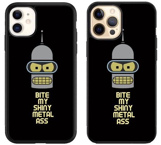 Bender Futurama Shiny Metal iPhone 12 | 12 Mini | 12 Pro | 12 Pro Max Case