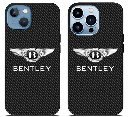 Bentley Logo Black Carbon iPhone 13 | 13 Mini | 13 Pro | 13 Pro Max Case