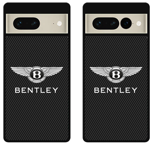 Bentley Logo Black Carbon Google Pixel 7 | 7 Pro Case