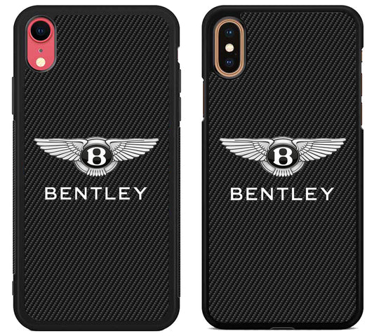 Bentley Logo Black Carbon iPhone X | XS | XR | XS Max Case