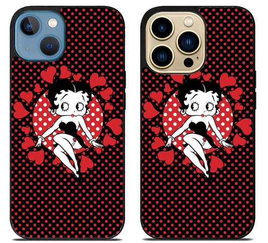 Betty Boop Queen of Hearts iPhone 14 | 14 Plus | 14 Pro | 14 Pro Max Case