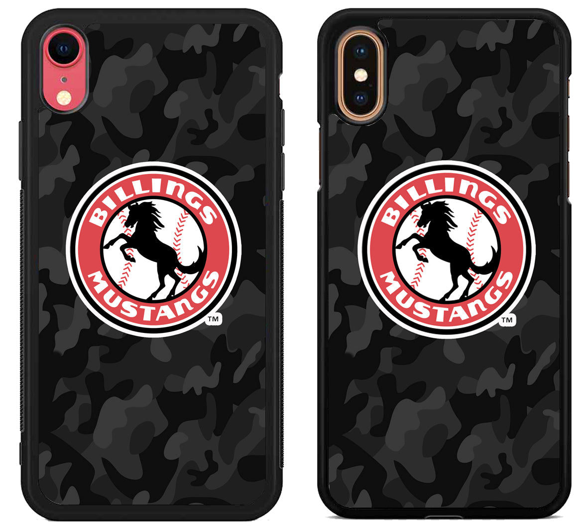 Billings Mustangs Camo iPhone X | Xs | Xr | Xs Max Case