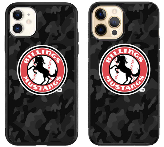 Billings Mustangs Camo iPhone 12 | 12 Mini | 12 Pro | 12 Pro Max Case