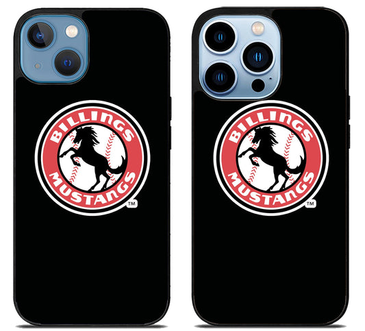 Billings Mustangs Logo iPhone 13 | 13 Mini | 13 Pro | 13 Pro Max Case