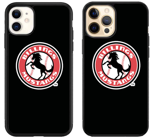 Billings Mustangs Logo iPhone 12 | 12 Mini | 12 Pro | 12 Pro Max Case