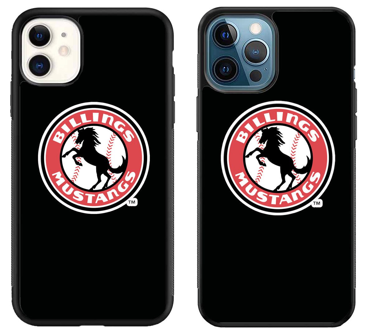 Billings Mustangs Logo iPhone 11 | 11 Pro | 11 Pro Max Case