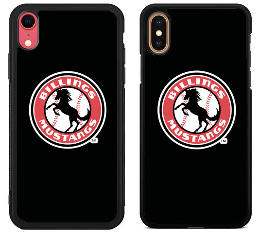 Billings Mustangs Logo iPhone X | Xs | Xr | Xs Max Case