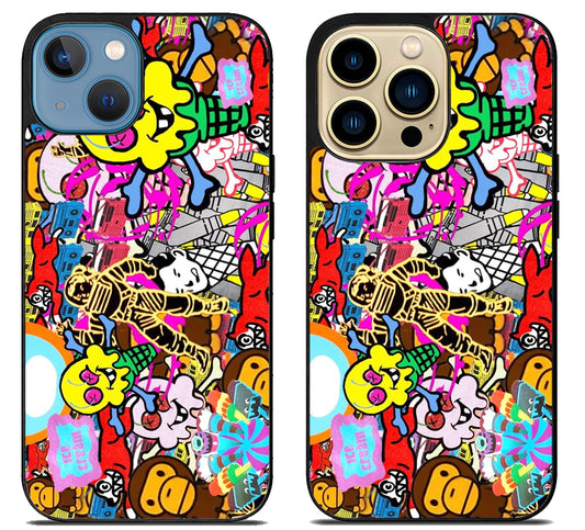 Billionaire Boys Club Collage Wallpaper iPhone 14 | 14 Plus | 14 Pro | 14 Pro Max Case