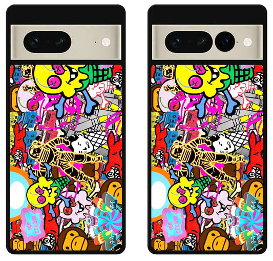Billionaire Boys Club Collage Wallpaper Google Pixel 7 | 7 Pro Case