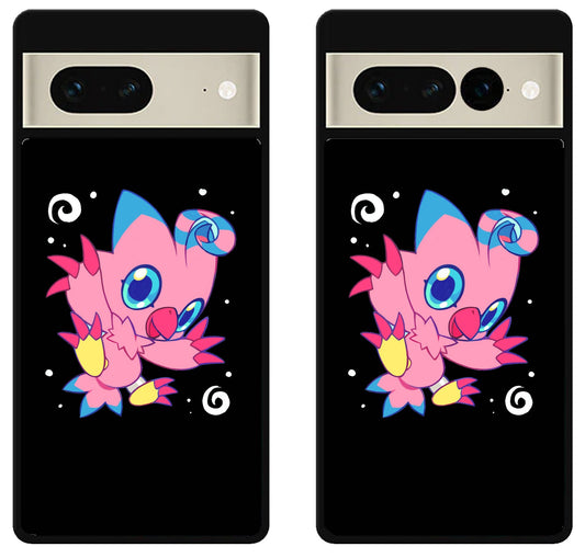Biyomon Digimon Black Google Pixel 7 | 7 Pro Case