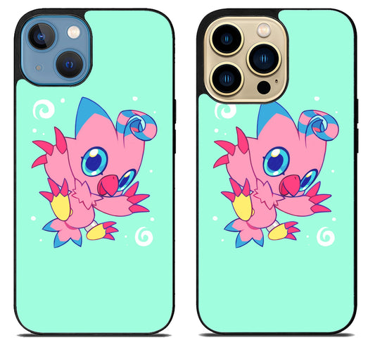 Biyomon Digimon Funny iPhone 14 | 14 Plus | 14 Pro | 14 Pro Max Case