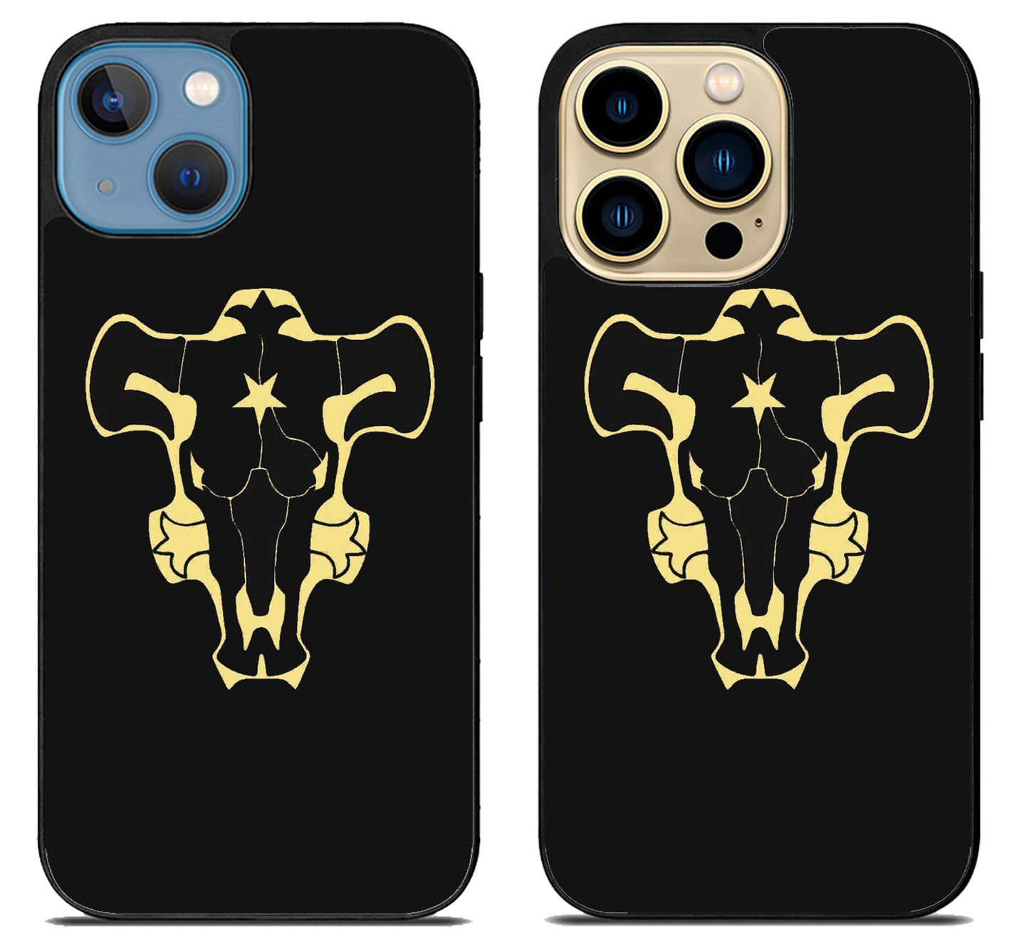 Black Bull Black Clover Gold iPhone 14 | 14 Plus | 14 Pro | 14 Pro Max Case