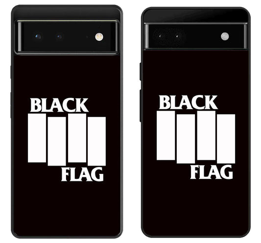 Black Flag Logo Google Pixel 6 | 6A | 6 Pro Case