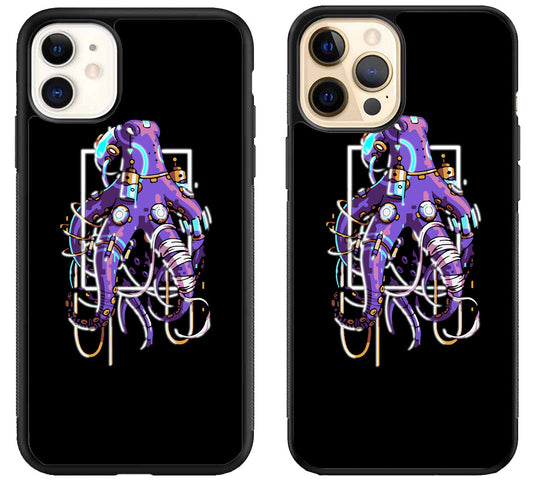 Black Octopus iPhone 12 | 12 Mini | 12 Pro | 12 Pro Max Case