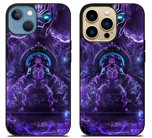 Black Panther Purple iPhone 14 | 14 Plus | 14 Pro | 14 Pro Max Case