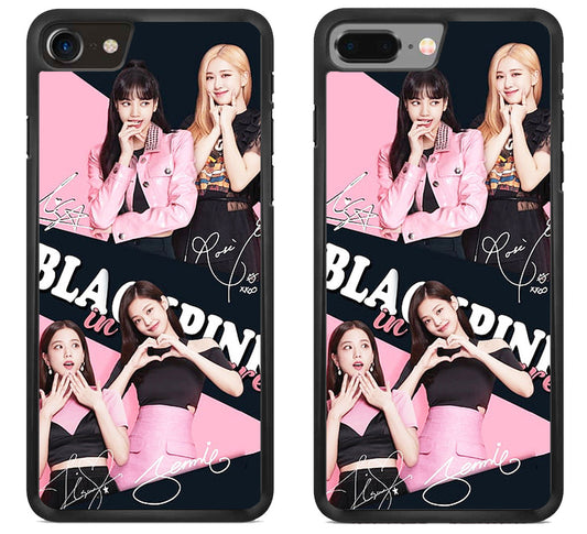 BlackPink Wallpaper Signature iPhone 8 | iPhone 8 Plus Case