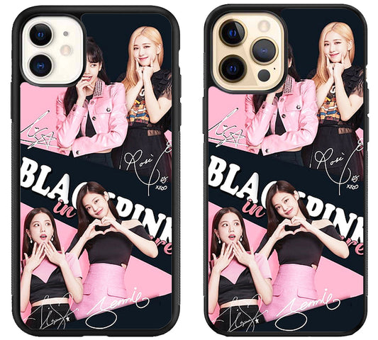 BlackPink Wallpaper Signature iPhone 12 | 12 Mini | 12 Pro | 12 Pro Max Case