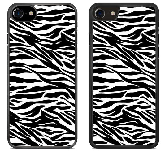 Black White Zebra Print iPhone SE 2020 | iPhone SE 2022 Case