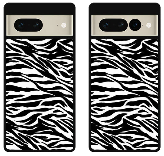 Black White Zebra Print Google Pixel 7 | 7 Pro Case