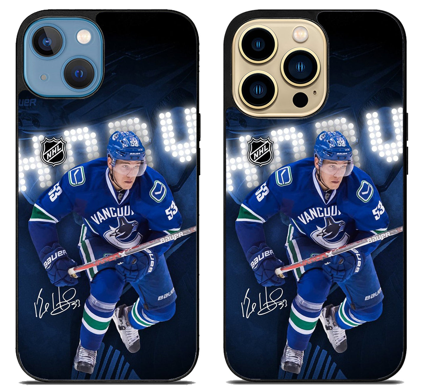 Bo Horvat Vancouver Canucks Signature iPhone 14 | 14 Plus | 14 Pro | 14 Pro Max Case