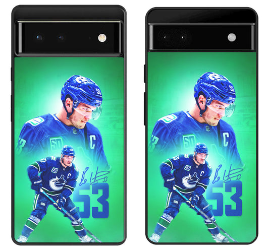 Bo Horvat Vancouver Canucks Google Pixel 6 | 6A | 6 Pro Case