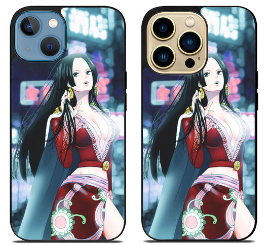 Boa Hancock One Piece Anime iPhone 14 | 14 Plus | 14 Pro | 14 Pro Max Case
