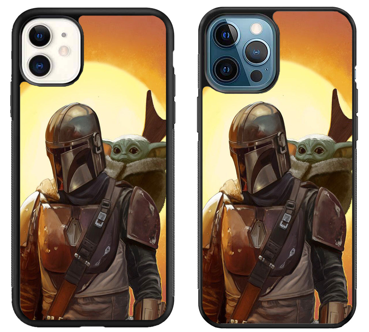 Boba Fett And The Cild Baby Yoda Mandalorian iPhone 11 | 11 Pro | 11 Pro Max Case