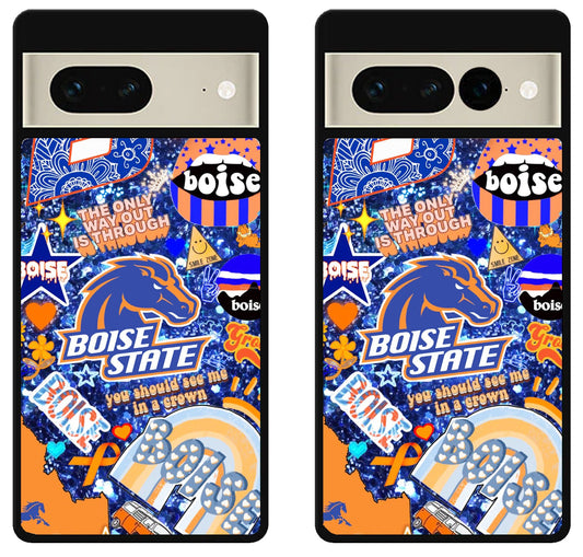 Boise State Broncos Aesthetic Google Pixel 7 | 7 Pro Case