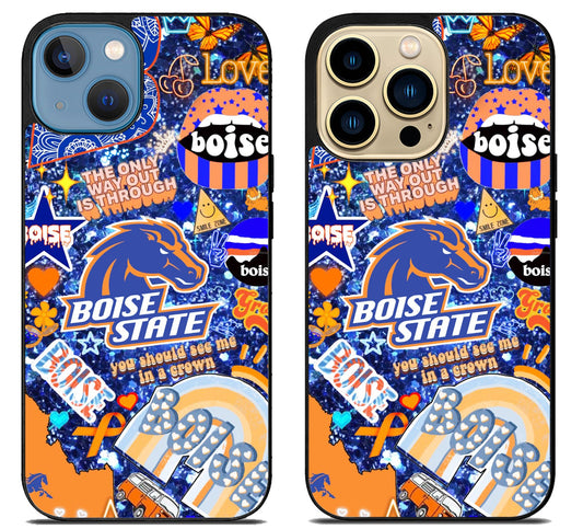 Boise State Broncos Aesthetic iPhone 14 | 14 Plus | 14 Pro | 14 Pro Max Case