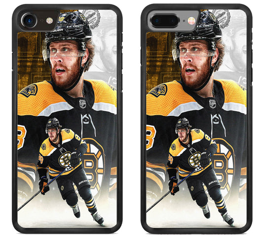 Boston Bruins Background David Pastrnak iPhone 8 | iPhone 8 Plus Case
