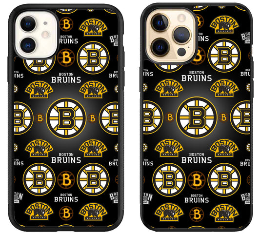 Boston Bruins Collage iPhone 12 | 12 Mini | 12 Pro | 12 Pro Max Case